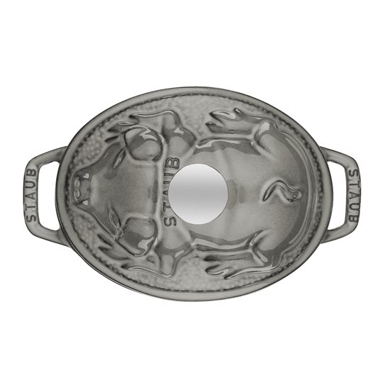 Borma tat-tisjir "Cocotte cochon", ħadid fondut, 17cm/1L, Graphite Grey - Staub