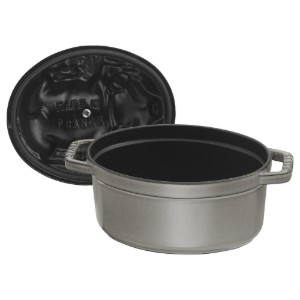 Kochtopf "Cocotte cochon", Gusseisen, 17cm/1L, Graphite Grey - Staub