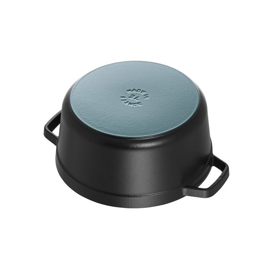 Cast iron Cocotte cooking pot, 24 cm/3,8L, Black - Staub 