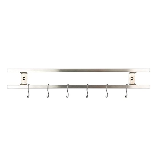 6-piece hook set for utensil holder, stainless steel - Grunwerg