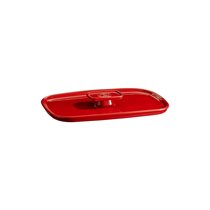 Lid for tray 9650, 24.5 x 18 cm, Burgundy - Emile Henry