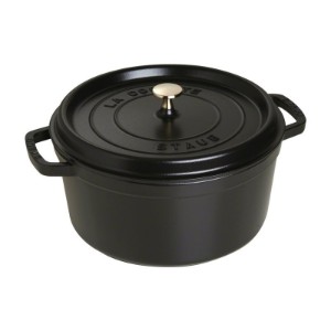 Cocotte cooking pot, cast iron, 28 cm/6.7L, Black - Staub