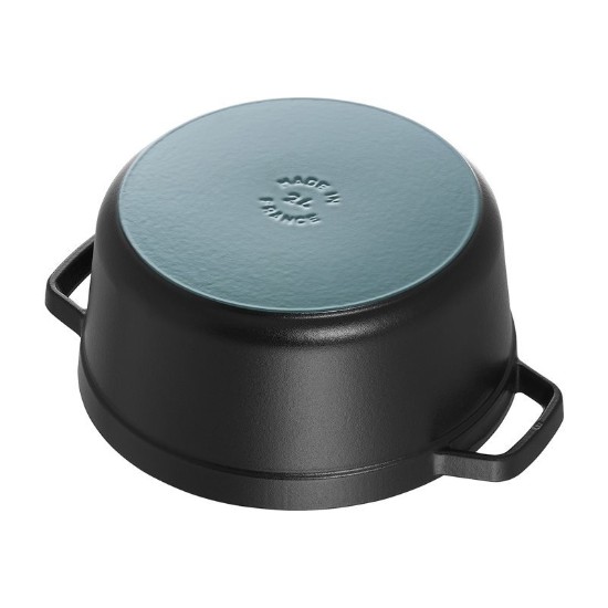 Cocotte főzőedény, öntöttvas, 28 cm/6.7L, Black - Staub