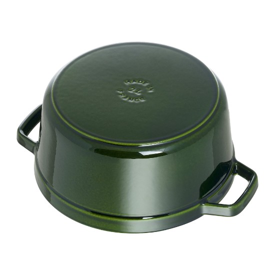 Cocotte gryde lavet af støbejern, 24 cm/3,8 l, Basil - Staub