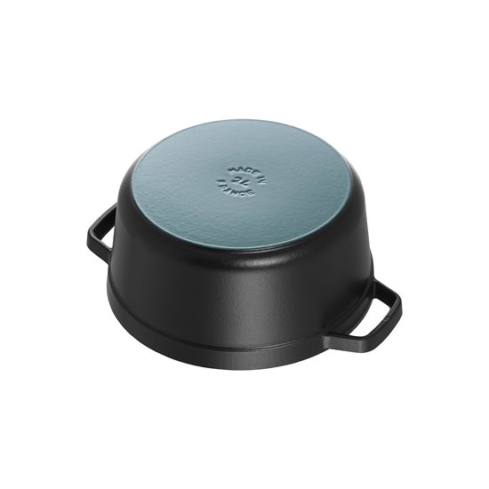 Cocotte cooking pot made of cast iron 16 cm/1.2 l, <<Black>> - Staub 