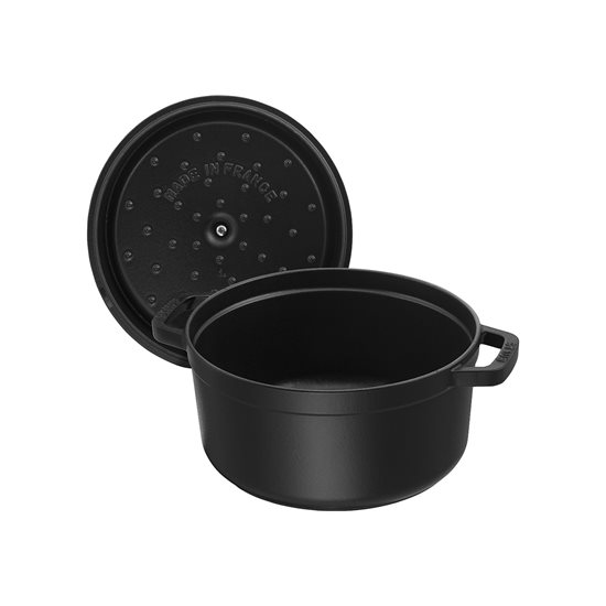 Кастрюля Cocotte, чугунная, 16см/1.2л, Black - Staub