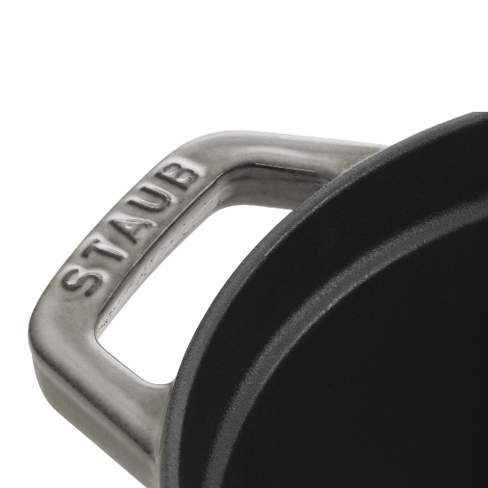 Oval Cocotte gryde, støbejern, 31cm/5,5L, Graphite Grey - Staub