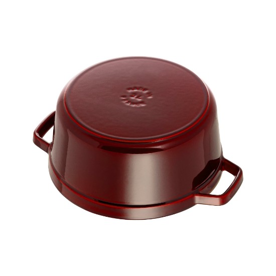 Lonec Cocotte iz litega železa, 24 cm/3,8 l, Grenadine - Staub