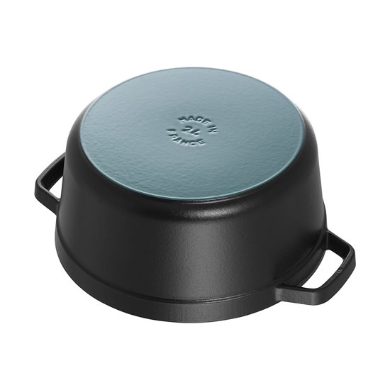 Cocotte főzőedény, öntöttvas, 26 cm/5,2L, Black - Staub 