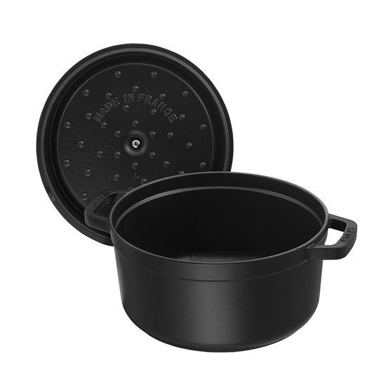 Garnek do gotowania Cocotte, żeliwny, 26 cm/5,2L, Black - Staub 