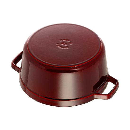 Lonac za kuhanje Cocotte, lijevano željezo, 26cm/5.2L, Grenadine - Staub