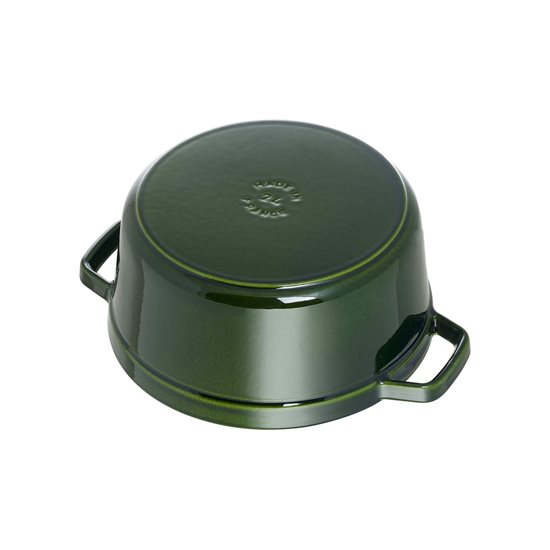Cocotte cooking pot, cast iron, 22 cm/2.6L, Basil - Staub 