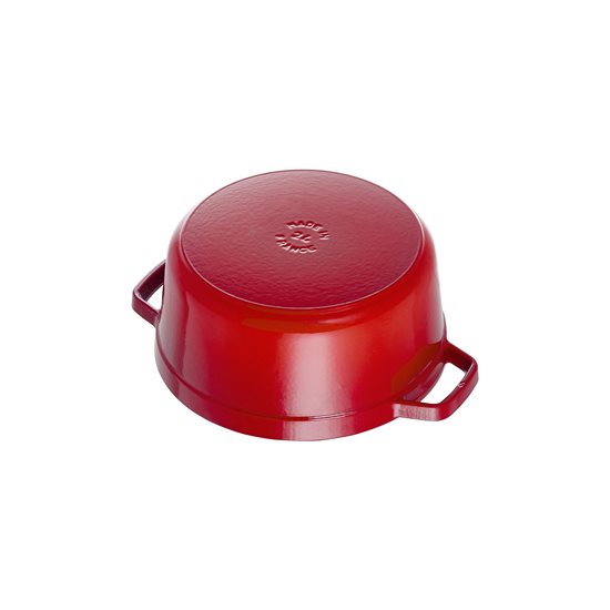 Cocotte főzőedény, öntöttvas, 20cm/2.2L, Cherry - Staub