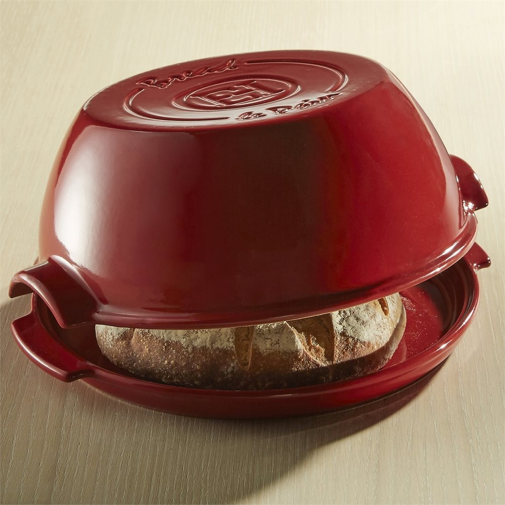 Molde para pan baguettes rojo 40 x 22 x 10 cm - Cerámica - Emile Henry