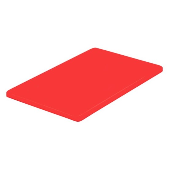 Tabla de cortar, plástico, 60 x 40 cm, roja - marca "de Buyer"
