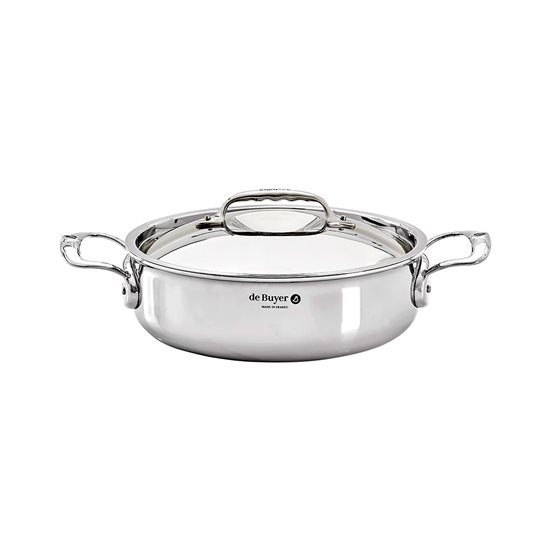 Sauté pan with 2  handles, 24 cm / 3 l, stainless steel, 'Affinity' - de Buyer