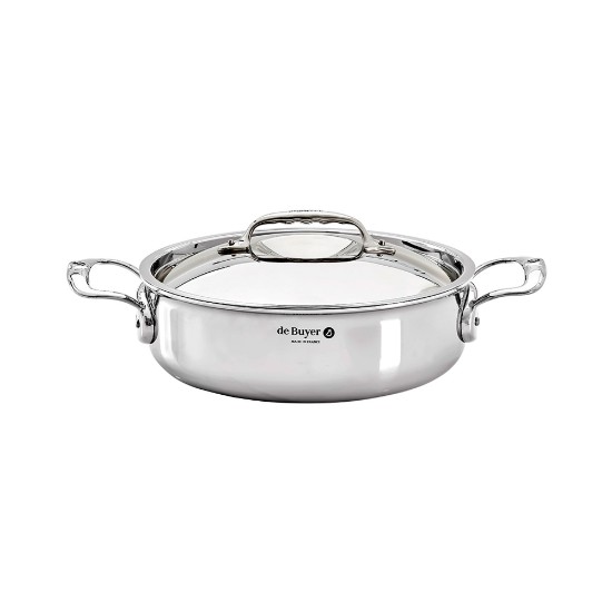 Sauté pan with 2  handles, 24 cm / 3 l, stainless steel, 'Affinity' - de Buyer