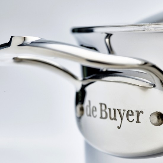 "Affinity" sauté pan with 2  handles, 28 cm / 4.6 l, stainless steel - "de Buyer" brand
