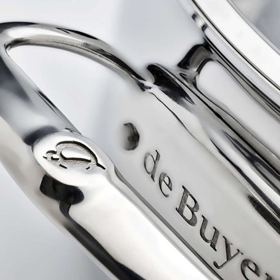 "Affinity" kastrull med lock, rostfritt stål, 20 cm / 3,4 l - märke "de Buyer"