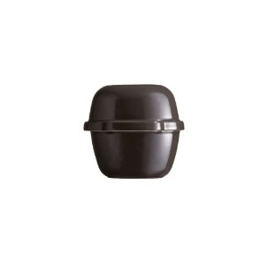 Batard bread baking pan, ceramic, 39x16.5 cm/4.5 l, Charcoal - Emile Henry