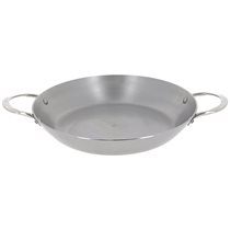 "Mineral B" paella pan, 32 cm  - "de Buyer" brand