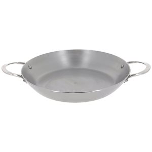 "Mineral B" paella pan, 32 cm  - "de Buyer" brand