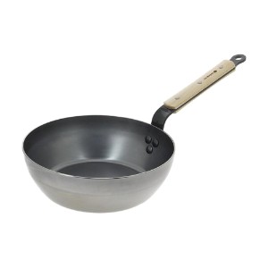 "Mineral B Bois" deep frying pan, 24 cm - "de Buyer" brand