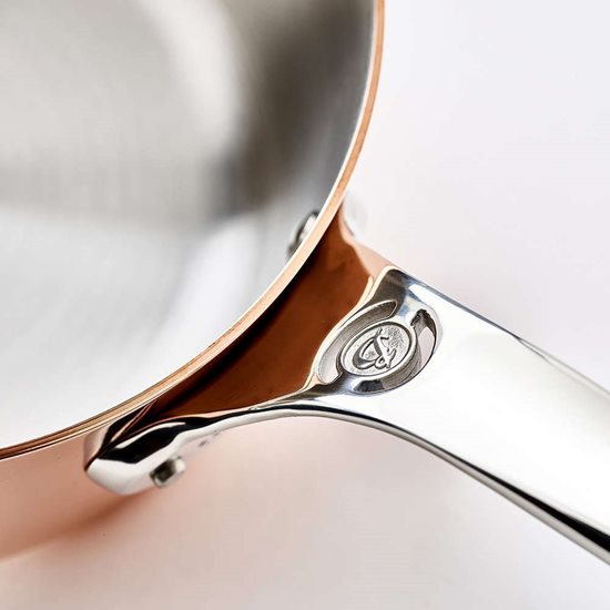 Saucepan, 18 cm/ 2.5 l, <<Inocuivre>>, copper-stainless steel - de Buyer brand