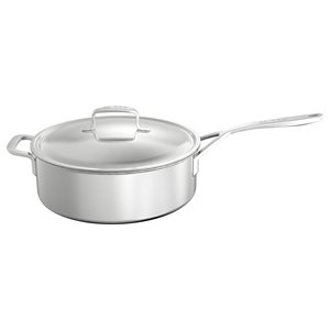 Saute frying pan with lid, 5-ply, 28 cm / 5.7 l, Intense range, stainless steel - Demeyere