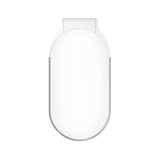 Pedallı Çöp Kovası, 45 L, Slim, White Steel - simplehuman