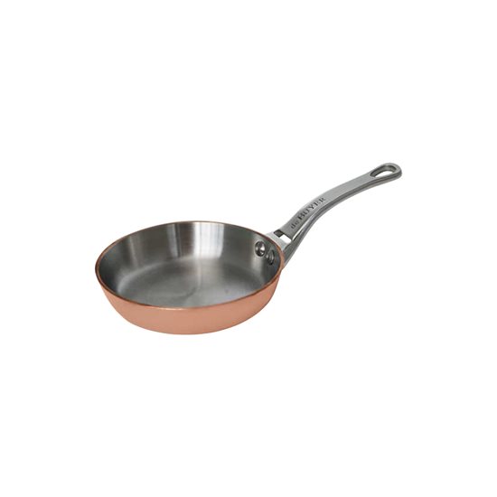 "Inocuivre" Minibratpfanne, 10 cm, Kupfer - Edelstahl - Marke "de Buyer".