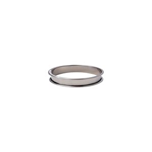Tart mold, stainless steel, 14 cm - "de Buyer" brand