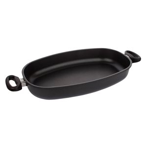 Roast tray, aluminum, 40 x 24 cm - AMT Gastroguss