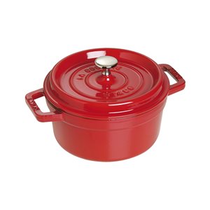 Cast iron Cocotte cooking pot, 24 cm/3.8 l, Cherry - Staub