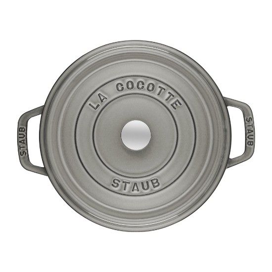 Gryta Cocotte, gjutjärn, 28cm/6,7L, Graphite Grey - Staub