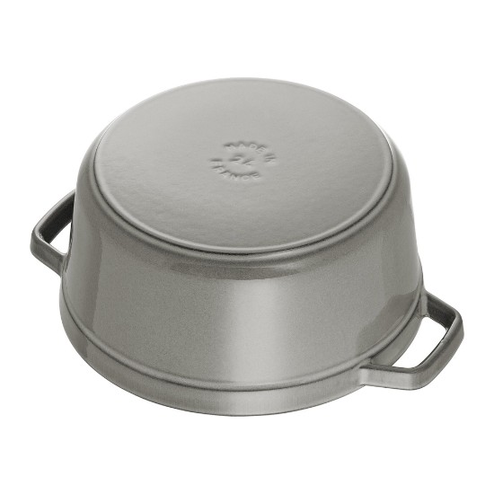 Cocotte főzőedény, öntöttvas, 28cm/6,7L, Graphite Grey - Staub