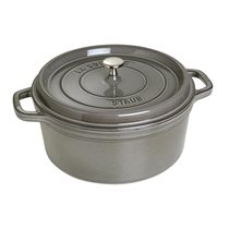 Cocotte cooking pot made of cast iron 28 cm/6.7 l, <<Graphite Grey>> - Staub