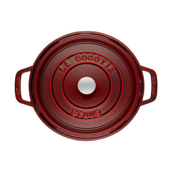 Lonac za kuhanje Cocotte, lijevano željezo, 28 cm / 6,7L, Grenadine - Staub 
