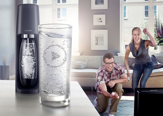 SPIRIT gāzēto dzērienu pagatavošanas ierīce, Black - SodaStream