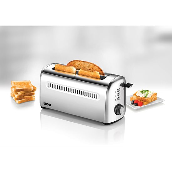 Toaster Retro with 2 long slots, 1500 W - UNOLD brand