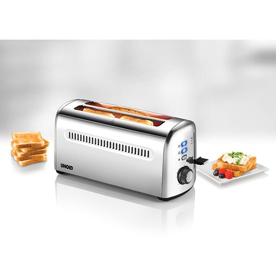 Toaster Retro with 2 long slots, 1500 W - UNOLD brand