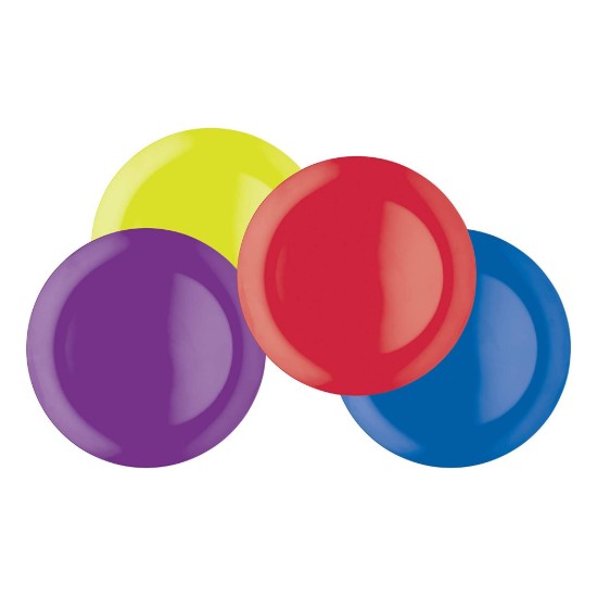 Zestaw 4 talerzy obiadowych z melaminy, 28 cm - Colourworks