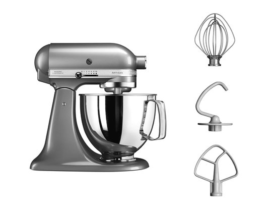 Mélangeur Artisan 4,8 L, modèle 125, Contour Silver - KitchenAid