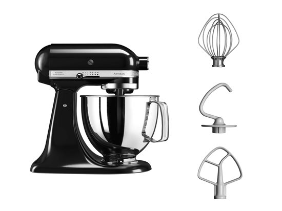 Μίξερ Artisan 4,8L, Μοντέλο 125, Onyx Black - KitchenAid