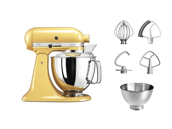 Μίξερ "Artisan", 4,8L, Μοντέλο 175, χρώμα "Majestic Yellow" - μάρκα KitchenAid