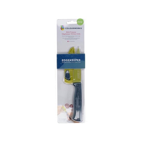 Couteau à éplucher pour éplucher les fruits/légumes, 9,5 cm, Vert - par Kitchen Craft