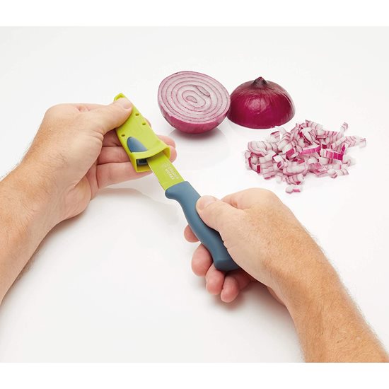 Μαχαίρι αποφλοίωσης για το ξεφλούδισμα φρούτων/λαχανικών, 9,5 cm, Green - της Kitchen Craft