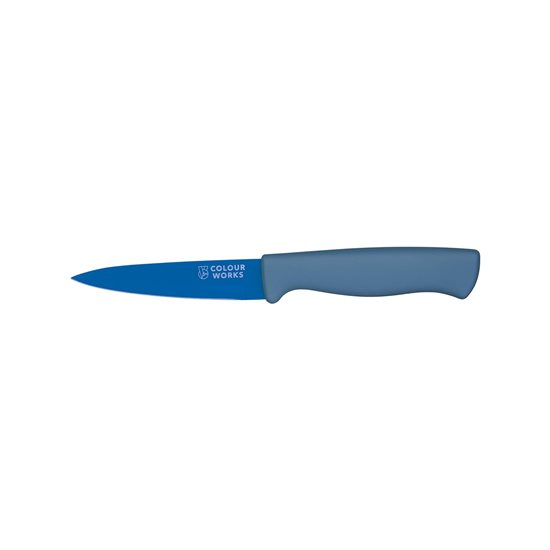 Knife for peeling fruits/vegetables, 9.5 cm, Blue - by Kitchen Craft