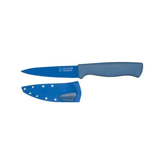 Knife for peeling fruits/vegetables, 9.5 cm, Blue - by Kitchen Craft