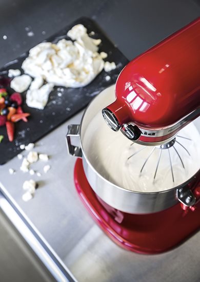 Meascthóir Gairmiúil "Heavy Duty", 4.8 L, dath "Empire Red" - branda KitchenAid